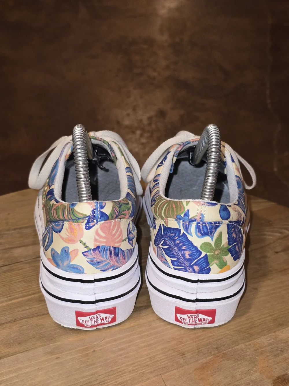 VANS Super ComfyCush Era Tropical Mellow Yellow/True White Floral Sneakers W7